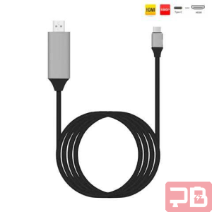 Cable Adaptador USB Tipo C a HDMI 4K 2M para S8 S9 S10