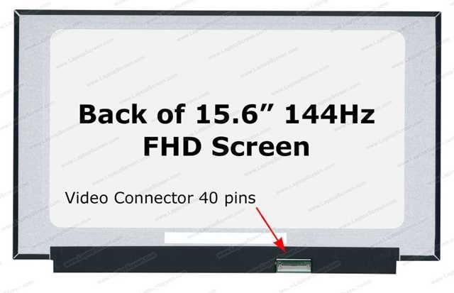Pantalla 15.6" Full HD 40-Pin 144Hz