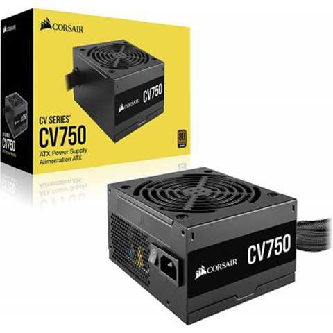 Fuente de Poder Corsair CV750 750W 80 Plus Bronze