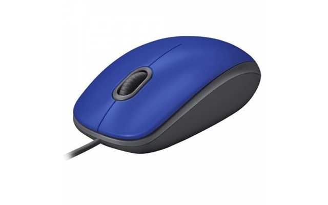 Logitech M110 Silent Mouse USB Óptico Azul