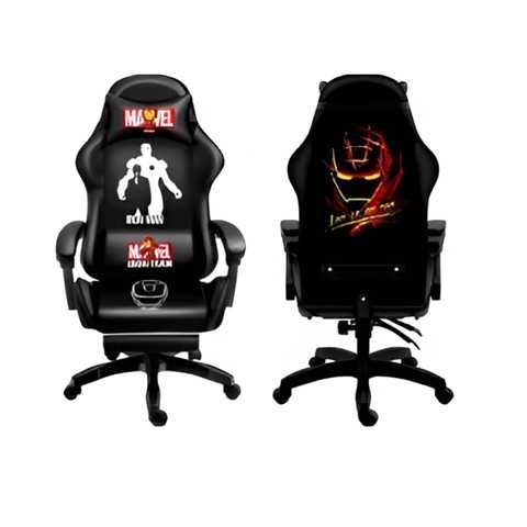 Silla Gamer Ironman Marvel con Altavoces - Negra