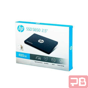 HP 480GB S650 SSD 2.5" SATA 6GB/s - Negro