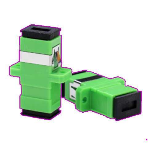 PNT SC/APC Green Fiber Optic Adapter 4869