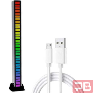 Barra LED RGB W-08 con Sensor de Sonido