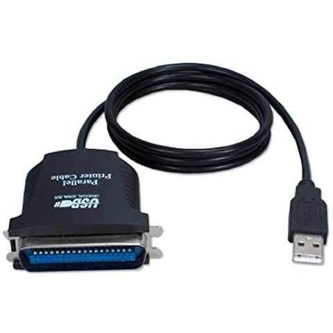 Cable Adaptador USB a LPT para Impresoras