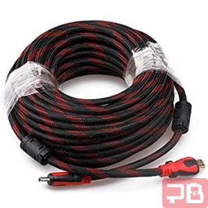 Cable HDMI a HDMI de 15 Metros con Blindaje de Nylon