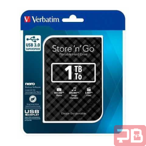 Disco Duro Externo Verbatim 53194 1TB USB 3.0