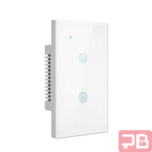 Interruptor Inteligente WiFi de 2 Tomas Sin Neutro