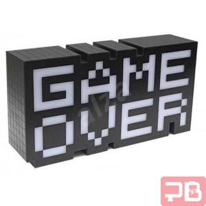 Lámpara LED Game Over - Ilumina con Estilo y Diversión