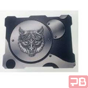 Mousepad Gamer Antideslizante Gris y Negro 32x24 cm