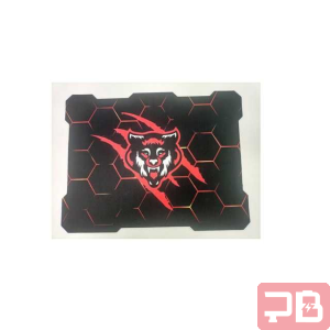 Mousepad Gamer Antideslizante Negro/Rojo 32x24 cm