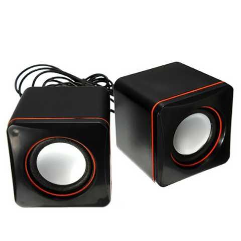 Parlantes D02-A USB Plug 3.5 para Computadora
