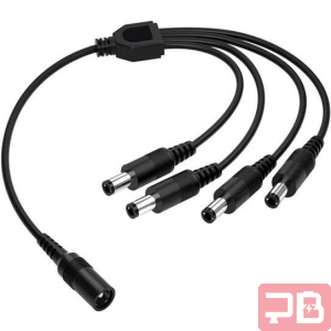PULPO 1 a 4 Splitter DC para Cámaras de Seguridad