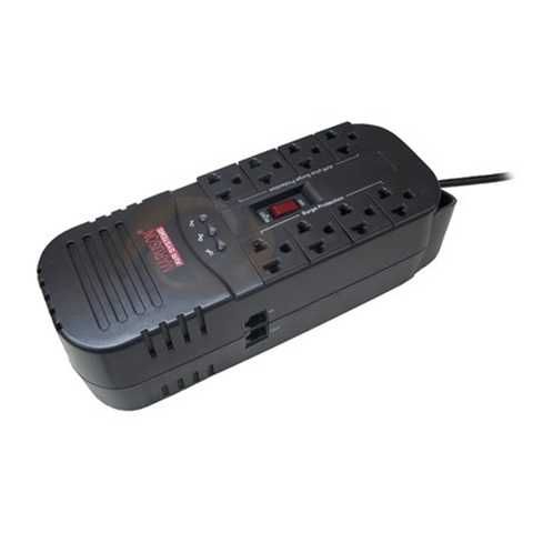 Regulador de Voltaje Maruson PRO AVR 1200VA 600W 8 Tomas