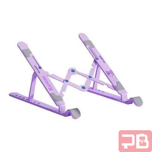Soporte Vertical Ajustable para Laptop y Tabletas ZJ-807 Kuromi Morado