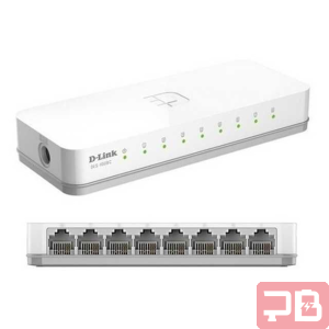 Switch D-Link DES-1008C 8 Puertos 10/100 Plug and Play