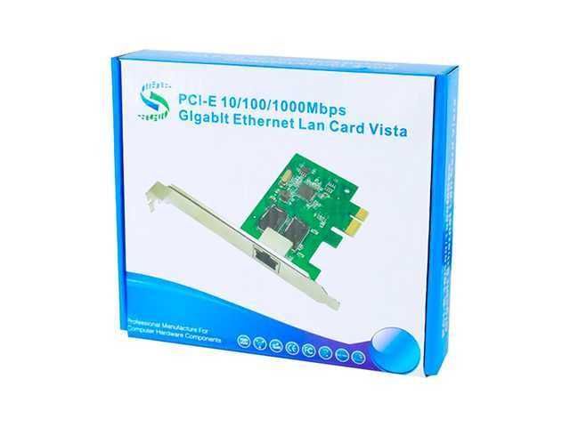 Tarjeta de Red PCI Express RJ45 10/100/1000 Mbps