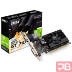 Tarjeta de Video MSI GeForce GT 710 2GB DDR3 - Tamaño Compacto y Rendimiento