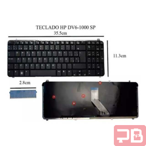 Teclado Numérico Reemplazo para HP DV6-1000