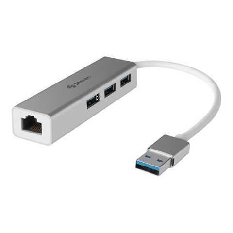 Adaptador USB Multifuncional con LAN RJ45