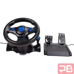 Volante USB con Vibración para PS3, PS2 y PC