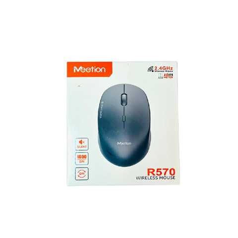 Mouse Inalámbrico Silencioso Meetion MT-R570 1600 DPI Negro
