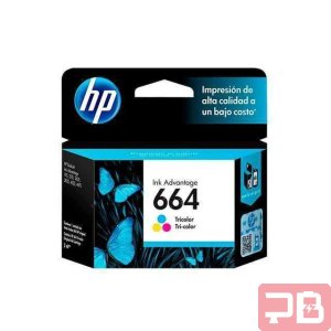 Cartucho de Tinta HP 664 Tricolor para Impresoras Advantage