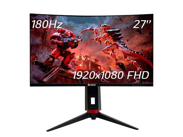 Monitor Curvo TEROS TE-2766G 27" 180Hz 1ms VA