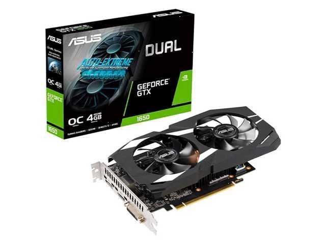 Tarjeta de Video ASUS DUAL GTX 1650 4GB GDDR6