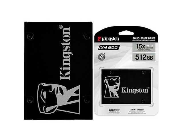 Kingston SSD KC600 512GB SATA de Alto Rendimiento