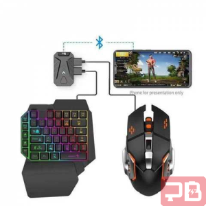 Combo 4 en 1 para Juegos: Teclado, Mouse y Controlador