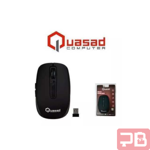 Mouse Inalámbrico Quasad QM-850 Recargable Negro 2.4GHz