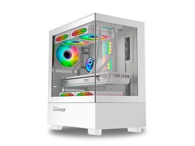 Caja Armaggeddon Aquaron Duplex M-ATX Blanca
