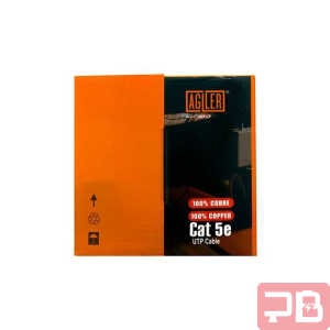 Cable de Red Agiler UTP 100 Cat 5e 305m Negro
