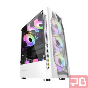 Caja Armageddon Triton 3 Dual ATX - Blanca, 3 Ventiladores ARGB