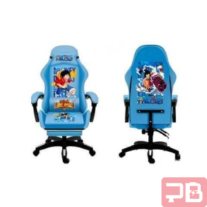 Silla Gamer Turquesa con Altavoces - One Piece