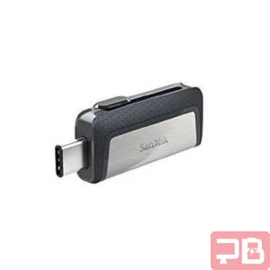 SANDISK ULTRA DUAL USB TIPO-C (NEGRO, PLATEADO)