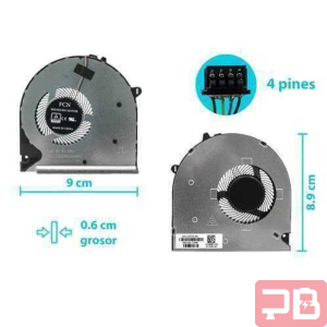 Cooler para Laptop HP Serie 250 G8 y 15-GW/DW/DU