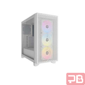 Corsair ATX 3000D Caja RGB Blanca - Elegancia y Rendimiento