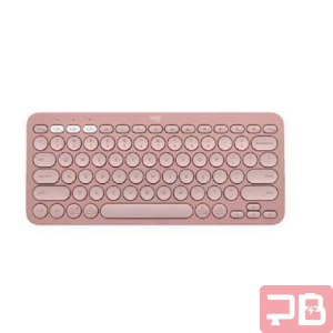 Teclado Logitech K380S Bluetooth Multidispositivo - Rosa