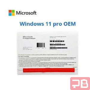 Licencia Windows 11 Pro 22H2 64 bits con Sticker - Sin CD