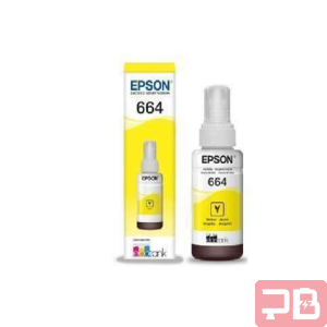 Botella de Tinta Amarilla Epson 664 - 70ml para EcoTank