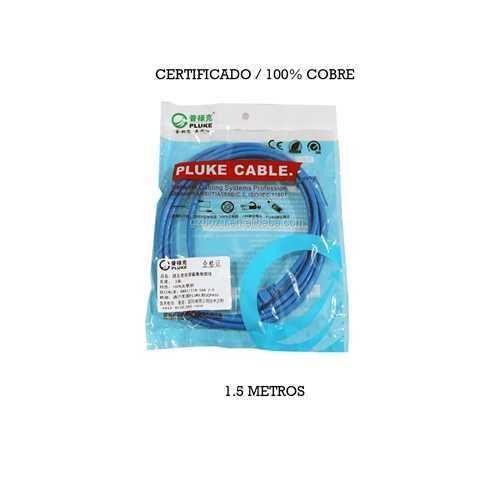Cable Patch Cord UTP CAT 6 de 1.5 m - Cobre de Alta Velocidad