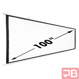 Pantalla Manual para Proyector 100" 16:9