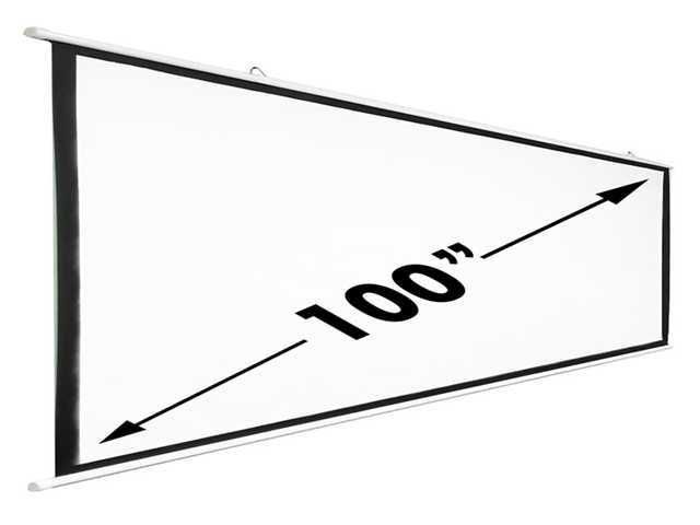 Pantalla Manual para Proyector 100" 16:9