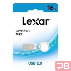 Pendrive Lexar M22 16GB USB 2.0 Metálico Plata