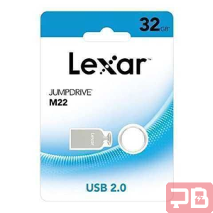 Pendrive Lexar M22 32GB USB 2.0 Metálico Ultra Compacto
