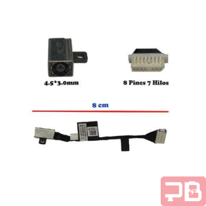 Pin de Carga Dell para Latitude 3520 y 3420 - 8 cm