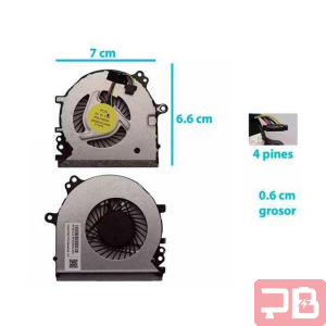 Ventilador HP 430 G3 831904-001 / 831902-001 (4 Líneas)