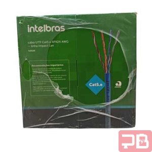 Cable de Red INTELBRAS Cat 5E / 305 Metros / 100% Cobre